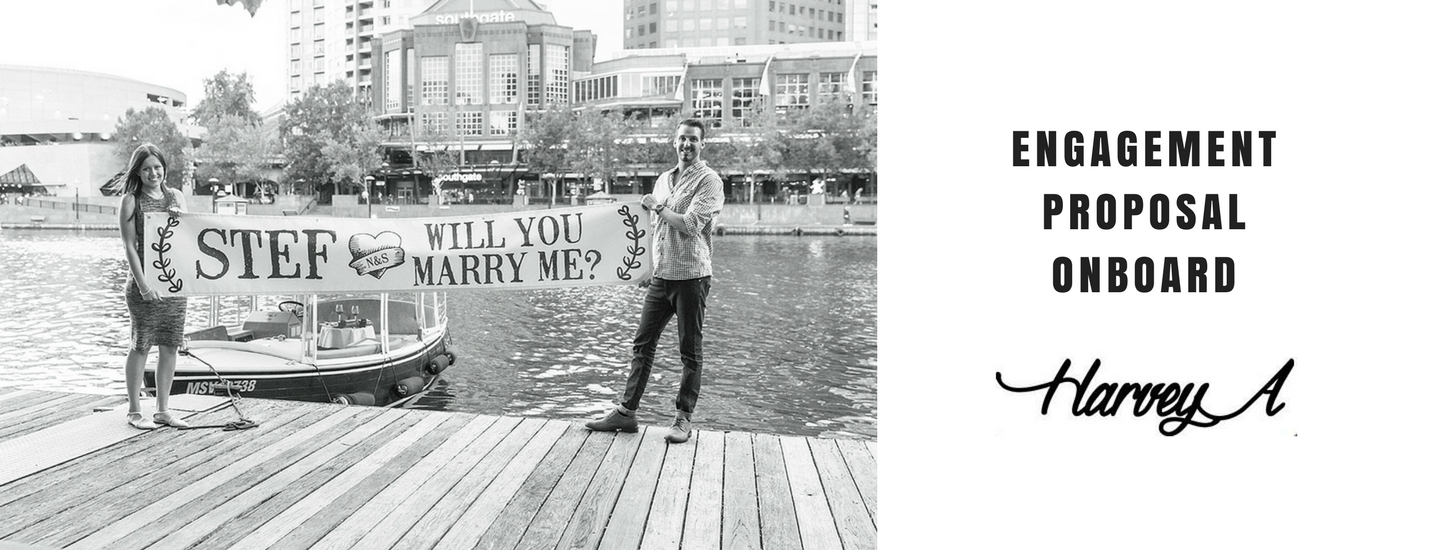 Wedding proposals on board-Engagements Melbourne