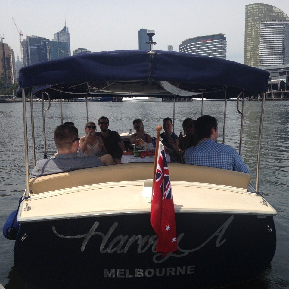 Harvey A cruising Melbourne waterways with friends