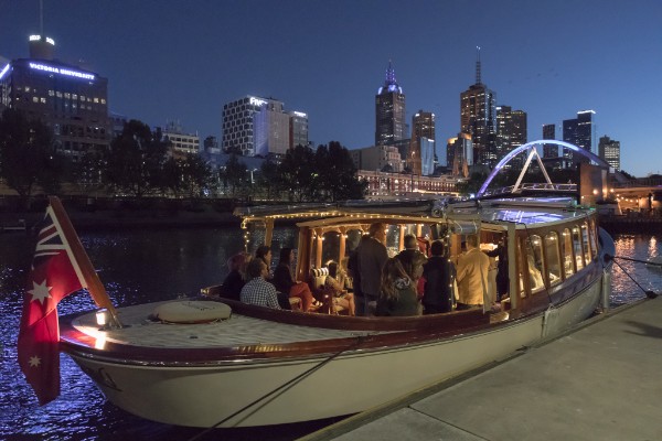 Melbourne Boat Party onboard Birrarung with Melbourne Boat Hire