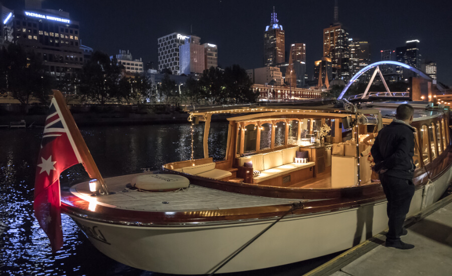 Birrarung luxury charter boat Melbourne for you Melbourne boat party
