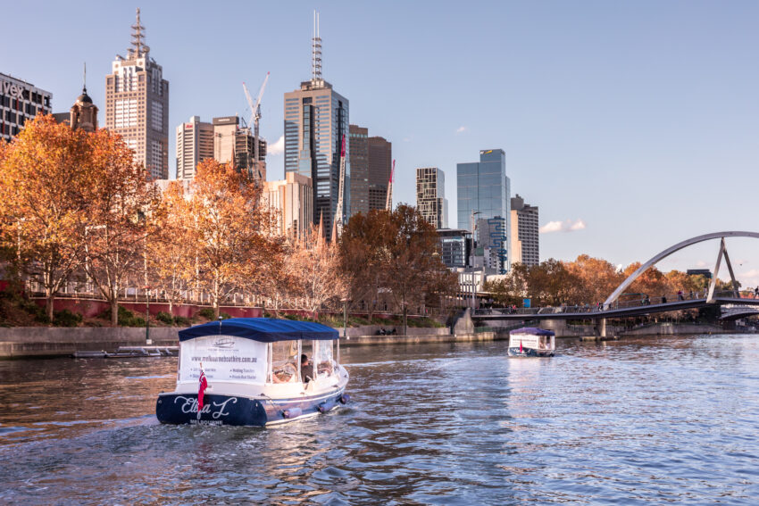 Autumn cruising on the Yarra River - Romantic dinner cruise