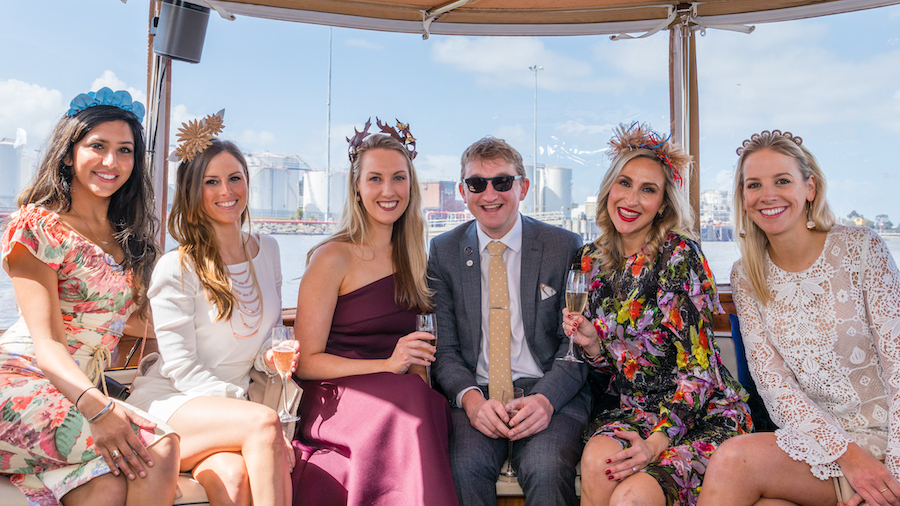 Arrive and depart from Flemington racecourse via boat to Docklands