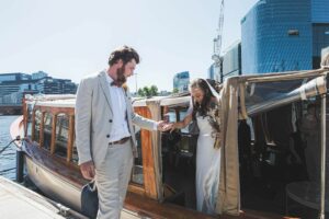 small wedding venue melbourne, get married on a boat cruising the Yarra River